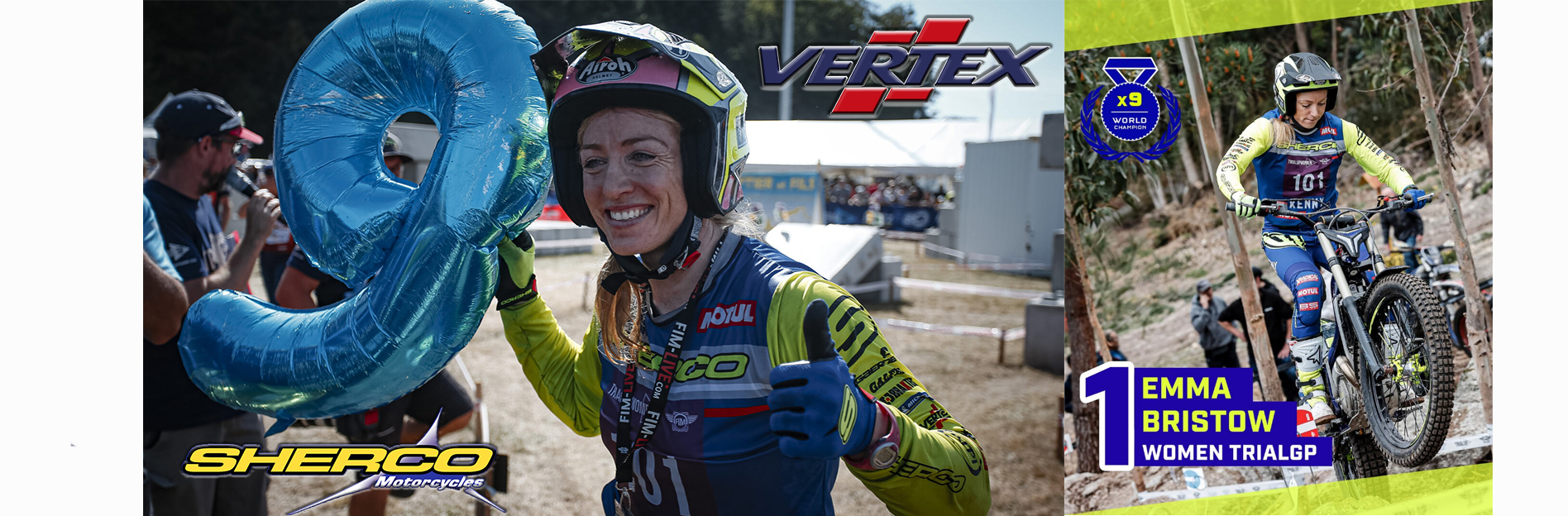 Vertex & Sherco Racing Factory Woman Trial GP World Champion